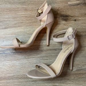 Nude Strappy Heels